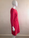 Fuchsia Mohair Fit and Flare Coat