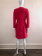 Fuchsia Mohair Fit and Flare Coat