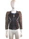 Printed 'Reilly' Jacket with Beaded Trim