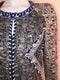 Printed 'Reilly' Jacket with Beaded Trim