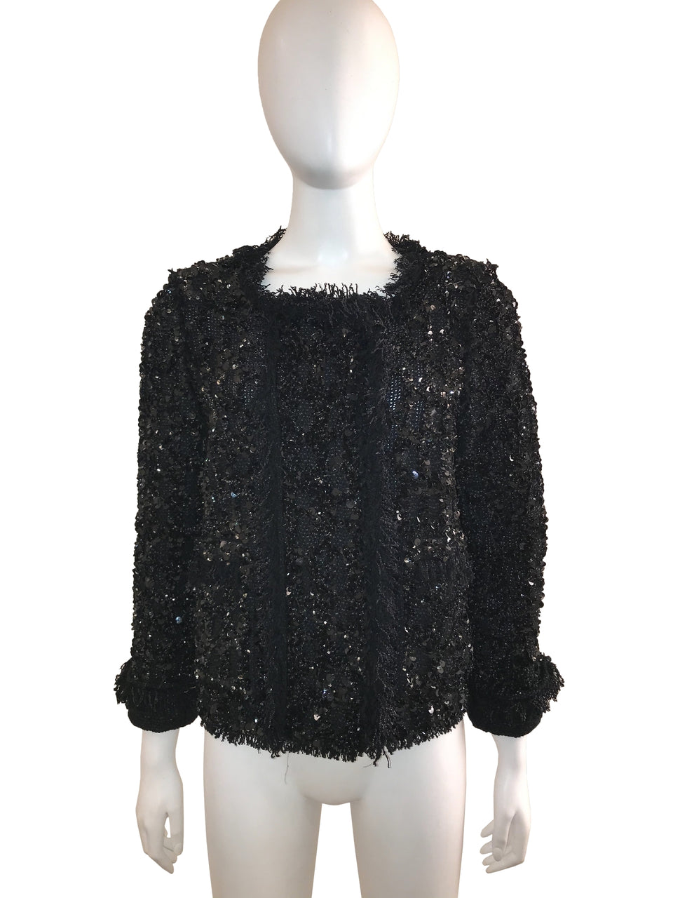 Sequin Evening Jacket with Cuff