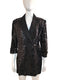 Double Breasted Sequin Tuxedo Blazer