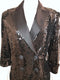 Double Breasted Sequin Tuxedo Blazer