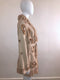 Fringed Knit Cardigan with Stars and Paisley Embroidery