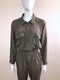 Silk Long Sleeve Jumpsuit