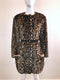 Leopard Faux Fur Belted Coat