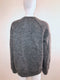 Grey Fur Front Sweater