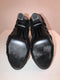 Round Toe Leather Cage Booties