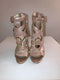 Pink Gladiator Sandal with Buckles