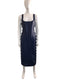 Patent Midi Dress with Cut out Sides