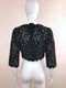 Cropped lace Top with Scalloped Edge