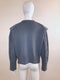 Peak Shoulder Cable-Knit Sweater
