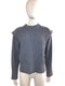 Peak Shoulder Cable-Knit Sweater
