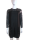 Paris Black Sequin Sheath Dress