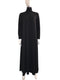 Vintage Black Turtleneck Maxi Dress