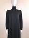 Vintage Black Turtleneck Maxi Dress