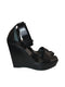 Black Wedge Sandal