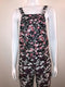 Giamba by Giambattista Valli Floral Printed Bell Bottom Overalls