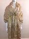 Gold Painted Gathered Shawl