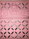 Versace Pink Laser Cut Leather Clutch