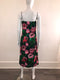 Floral Printed Sequin Slip Dress