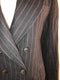 Striped Linen Double Breasted Blazer