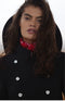 Double Breasted Jacket with Silver Buttons