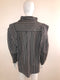 Striped Shirt with Peak Shoulder