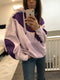 Colour blocked sweatshirt