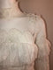 Lace Mini Dress with Shoulder Embellishments