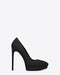 Suede Platform Pump