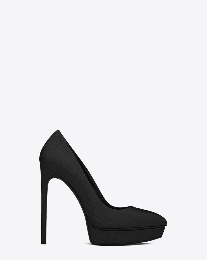 Suede Platform Pump