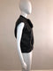 Leather Vest with Bow Front