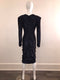Sequin Dress with Midriff Keyhole