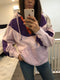 Colour blocked sweatshirt