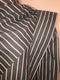 Striped Shirt with Peak Shoulder