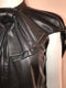 Leather Vest with Bow Front