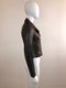 Leather Biker Jacket w/ Tonal Zip