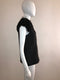 Cap Fur Sleeve Zip-Up Jacket