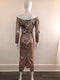 Sequin Magnolia Off Shoulder Dress