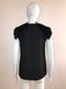 Cap Fur Sleeve Zip-Up Jacket