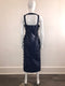 Patent Midi Dress with Cut out Sides