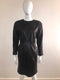 Leather Long Sleeve Dress