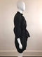 Elasticized Waist Zip Up Jacket