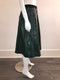 Leather Knee Length Skirt