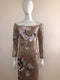 Sequin Magnolia Off Shoulder Dress