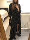 Midi Dress with Eye Print