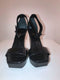 Black Wedge Sandal