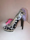 Printed Heel w/ Buttons