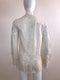 Ivory Runway Lace Up Blouse